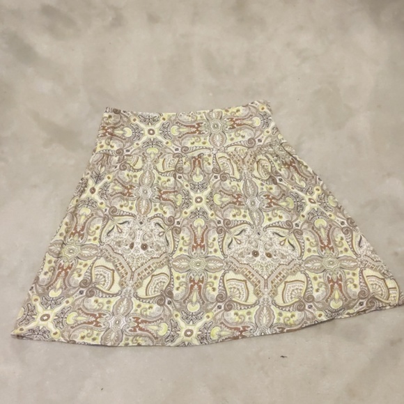 Heart Moon Star Dresses & Skirts - Paisley skirt brown and green